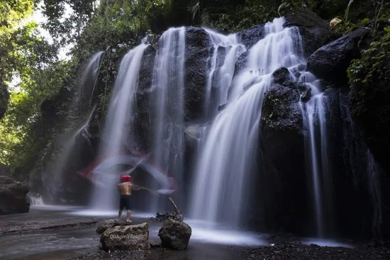 Yeh Bulan waterfall